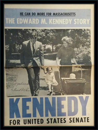 Ed Kennedy Newspaper Autograph with COA