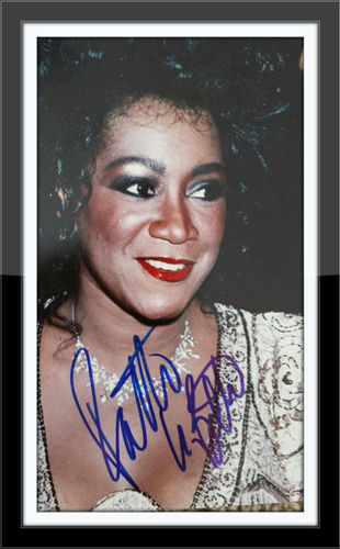 Framed Patti Labelle Authentic Autograph with COA