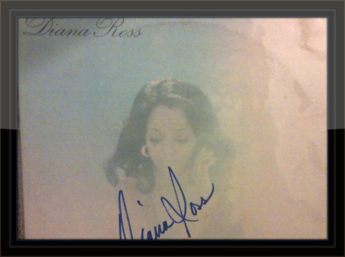 Diana Ross Touch Me In The Morning Authentic Album Autograph with COA