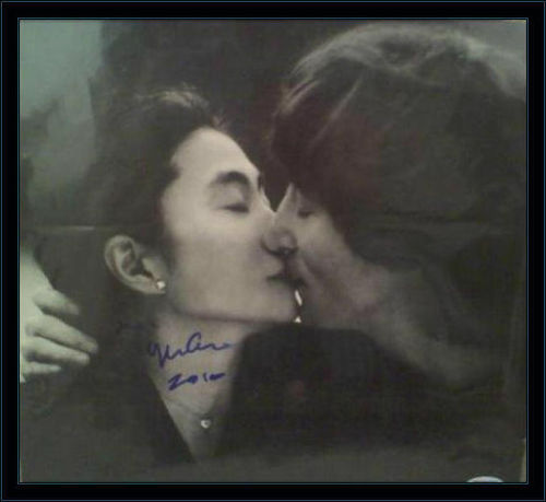 Yoko Ono Authentic Album Autograph with COA