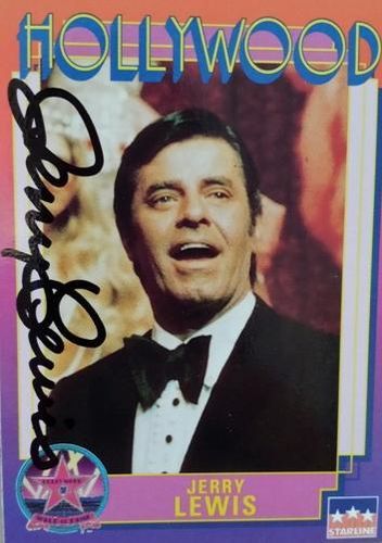 Framed Jerry Lewis Autograph with COA