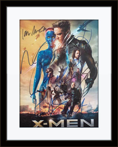 Framed X-Men Days Of Future Past Cast Authentic Autograph with COA