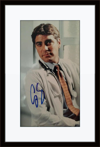 Framed George Clooney Authentic Autograph with COA