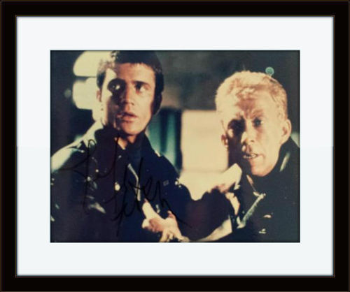 Framed Mel Gibson Mad Max Authentic Autograph with COA