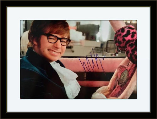 Framed Mike Myers Austin Powers Authentic Autograph with COA