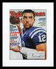 Framed Andrew Luck Autographed Magazine Cover with COA