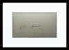 Framed Sam Snead Golfer Authentic Autograph with COA
