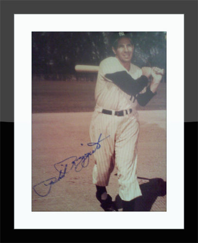 Framed Phil Rizzuto Authentic Autograph with COA