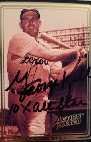 George Kell Autograph On Card with COA