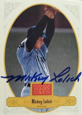 Mickey Lolich Autograph On Card with COA