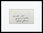 Framed Bobby Robert T. Jones Golf Autograph with COA