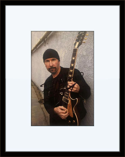 Framed Edge from U2 Autographs with COA