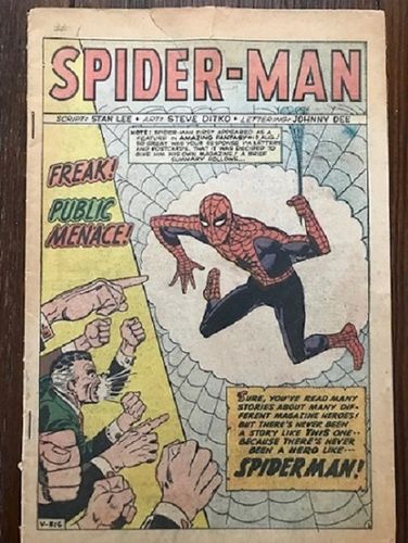 Amazing Spiderman 1st Issue Comic with Certificate of Authenticity
