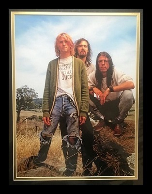 Nirvana 16x20 Custom Matted Vintage photo