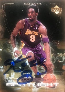 Kobe Bryant Lakers Autographed Sports Card with Certificate of Authenticity