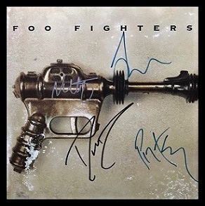 Foo Fighters LP Insert Autograph with Certificate of Authenticity